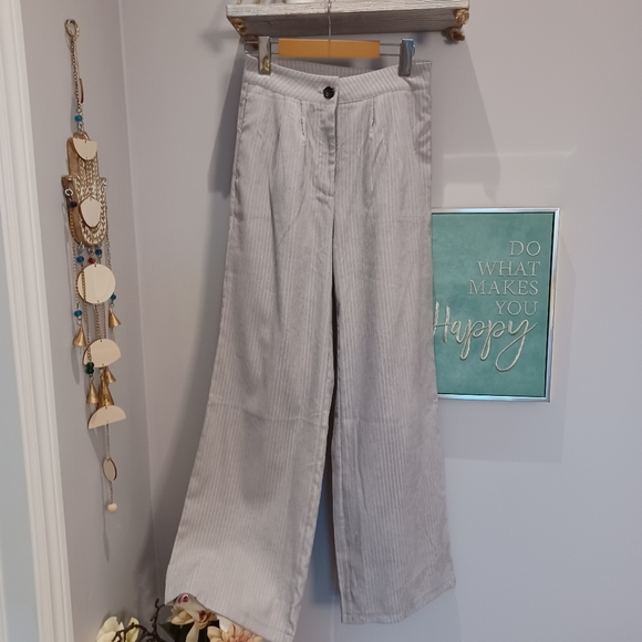 Corduroy Wide Leg Pants - Picture 6 of 13